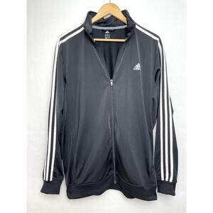 Adidas Mens Track Full Zip Jacket Black Large